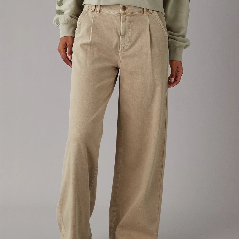 AE Dreamy Drape Stretch Poppy Trouser